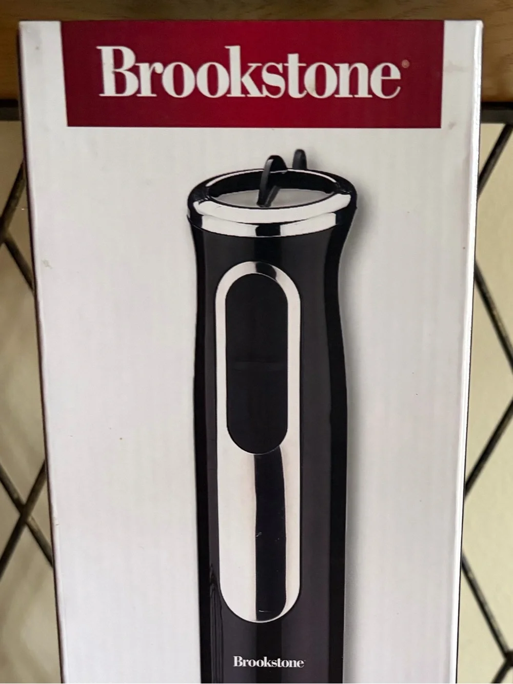 Brookstone 500W Immersion Blender Nwt